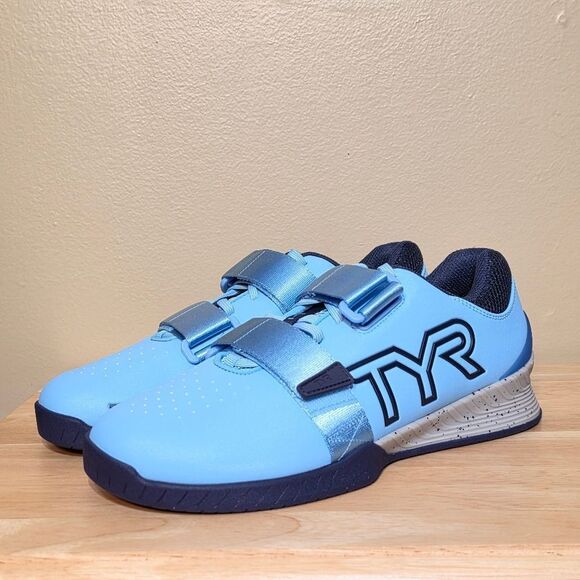 TYR L-1 Lifter Weightlifting Shoes Sky Blue Grey Men\'s Size 9.5 Women\'s 11 main image 4